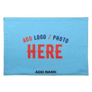 STYLISH MODERN CUSTOM SWAG SKY BLUE VERIFIED BRAND CLOTH PLACEMAT