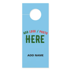 STYLISH MODERN CUSTOM SWAG SKY BLUE VERIFIED BRAND DOOR HANGER