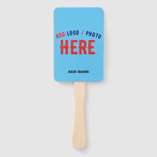 STYLISH MODERN CUSTOM SWAG SKY BLUE VERIFIED BRAND HAND FAN