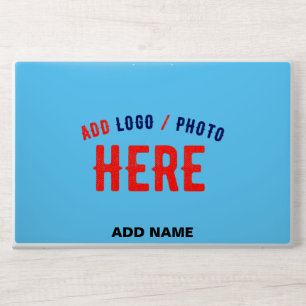 STYLISH MODERN CUSTOM SWAG SKY BLUE VERIFIED BRAND HP LAPTOP SKIN