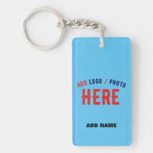 STYLISH MODERN CUSTOM SWAG SKY BLUE VERIFIED BRAND KEYCHAIN