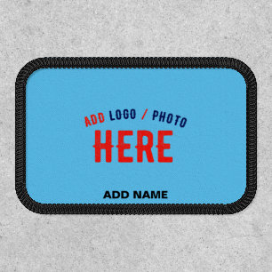 STYLISH MODERN CUSTOM SWAG SKY BLUE VERIFIED BRAND PATCH