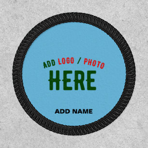 STYLISH MODERN CUSTOM SWAG SKY BLUE VERIFIED BRAND PATCH