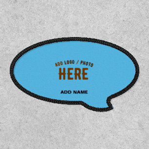 STYLISH MODERN CUSTOM SWAG SKY BLUE VERIFIED BRAND PATCH