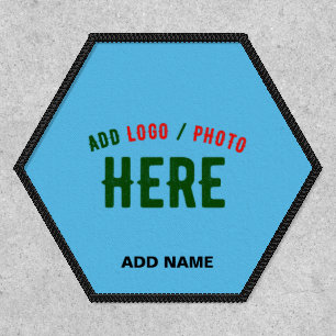 STYLISH MODERN CUSTOM SWAG SKY BLUE VERIFIED BRAND PATCH
