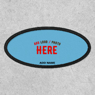 STYLISH MODERN CUSTOM SWAG SKY BLUE VERIFIED BRAND PATCH