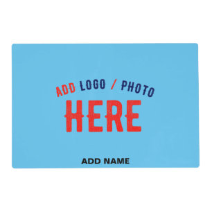STYLISH MODERN CUSTOM SWAG SKY BLUE VERIFIED BRAND PLACEMAT