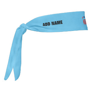 STYLISH MODERN CUSTOM SWAG SKY BLUE VERIFIED BRAND TIE HEADBAND