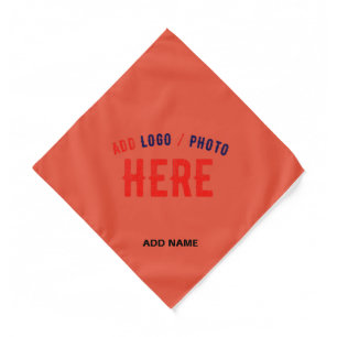 STYLISH MODERN CUSTOM TOMATO RED VERIFIED BRANDED BANDANA
