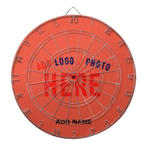 STYLISH MODERN CUSTOM TOMATO RED VERIFIED BRANDED DART BOARD