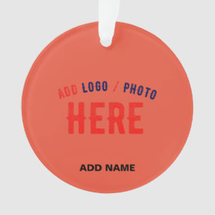 STYLISH MODERN CUSTOM TOMATO RED VERIFIED BRANDED ORNAMENT