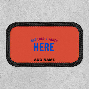 STYLISH MODERN CUSTOM TOMATO RED VERIFIED BRANDED PATCH