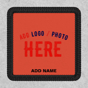 STYLISH MODERN CUSTOM TOMATO RED VERIFIED BRANDED PATCH