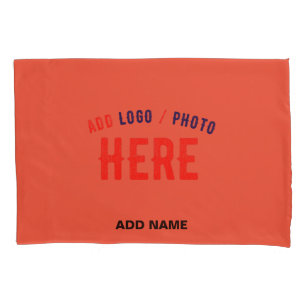 STYLISH MODERN CUSTOM TOMATO RED VERIFIED BRANDED PILLOW CASE