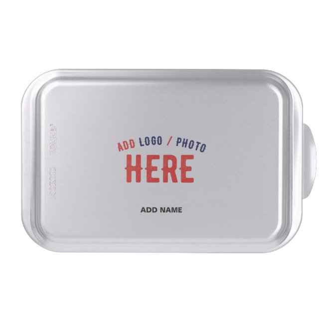 STYLISH MODERN CUSTOMIZABLE ASH VERIFIED BRANDED CAKE PAN (Front)