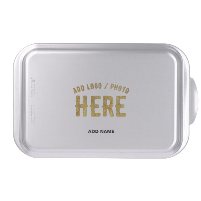 STYLISH MODERN CUSTOMIZABLE ASH VERIFIED BRANDED CAKE PAN (Front)