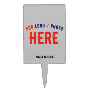 STYLISH MODERN CUSTOMIZABLE ASH VERIFIED BRANDED CAKE TOPPER