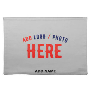 STYLISH MODERN CUSTOMIZABLE ASH VERIFIED BRANDED CLOTH PLACEMAT