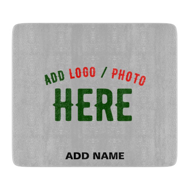 STYLISH MODERN CUSTOMIZABLE ASH VERIFIED BRANDED CUTTING BOARD (Front)