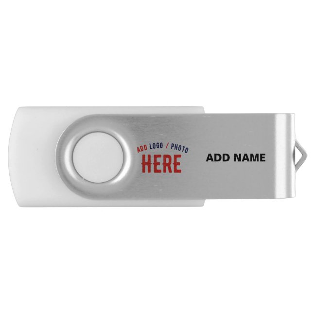 STYLISH MODERN CUSTOMIZABLE ASH VERIFIED BRANDED FLASH DRIVE (Front)