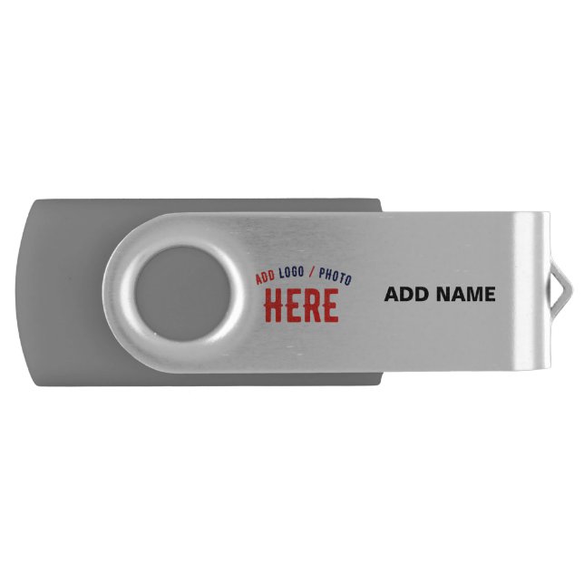 STYLISH MODERN CUSTOMIZABLE ASH VERIFIED BRANDED FLASH DRIVE (Front)