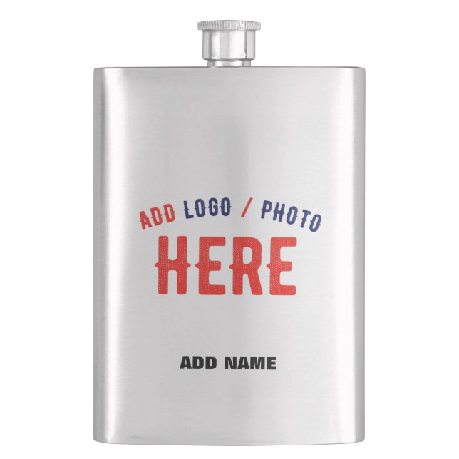 STYLISH MODERN CUSTOMIZABLE ASH VERIFIED BRANDED FLASK (Front)