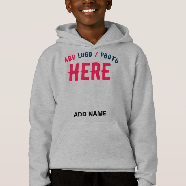 STYLISH MODERN CUSTOMIZABLE ASH VERIFIED BRANDED HOODIE (Front)