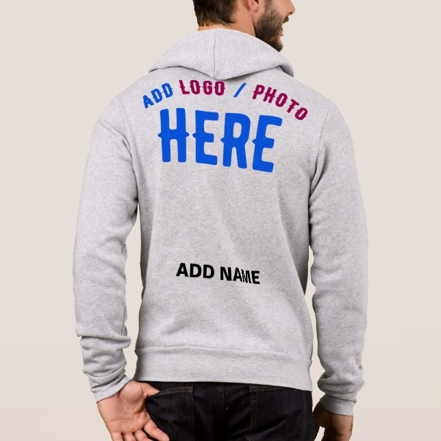 STYLISH MODERN CUSTOMIZABLE ASH VERIFIED BRANDED HOODIE (Back)