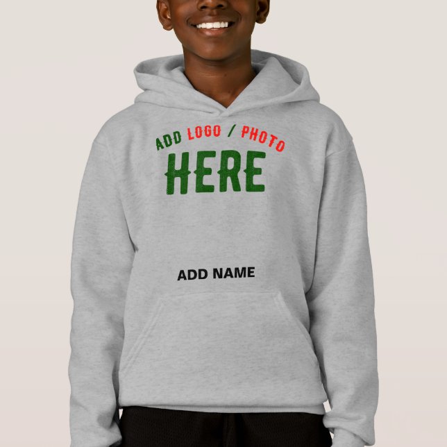 STYLISH MODERN CUSTOMIZABLE ASH VERIFIED BRANDED HOODIE (Front)