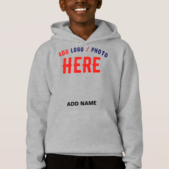 STYLISH MODERN CUSTOMIZABLE ASH VERIFIED BRANDED HOODIE (Front)