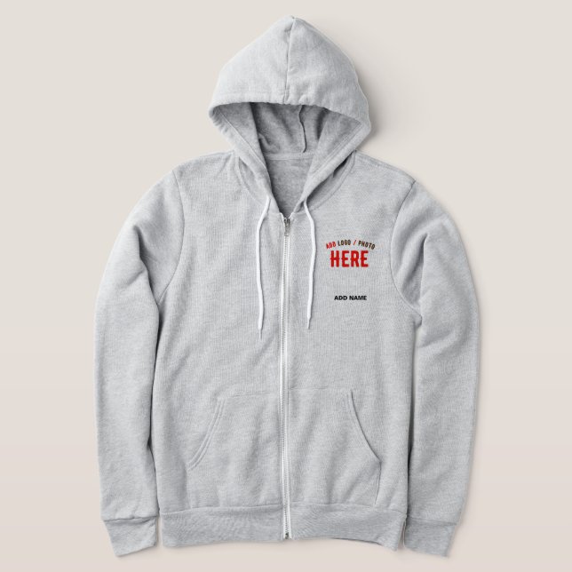 STYLISH MODERN CUSTOMIZABLE ASH VERIFIED BRANDED HOODIE (Laydown)