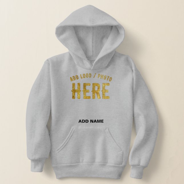 STYLISH MODERN CUSTOMIZABLE ASH VERIFIED BRANDED HOODIE (Laydown)