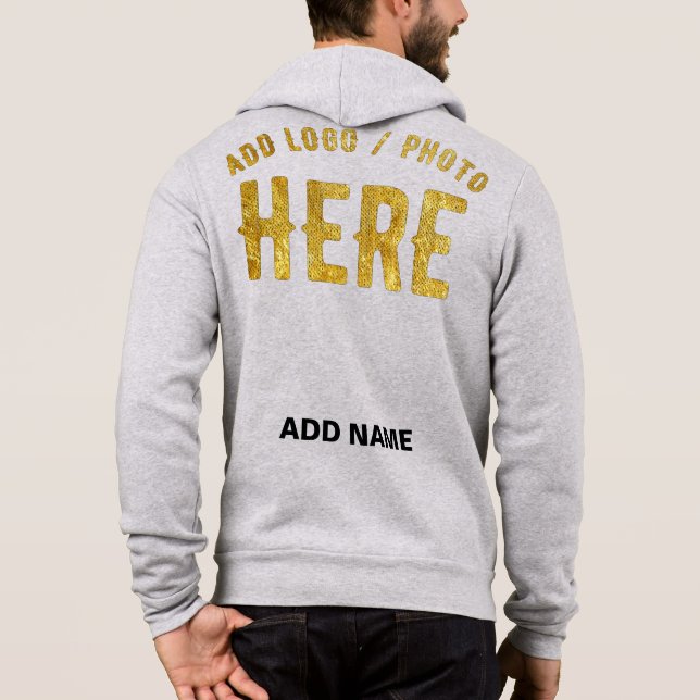 STYLISH MODERN CUSTOMIZABLE ASH VERIFIED BRANDED HOODIE (Back)