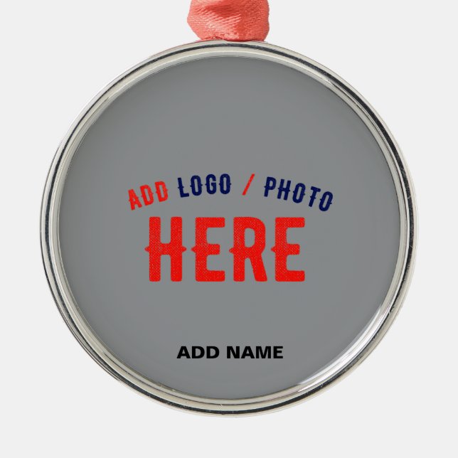 STYLISH MODERN CUSTOMIZABLE ASH VERIFIED BRANDED METAL ORNAMENT (Front)