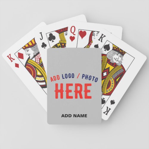 STYLISH MODERN CUSTOMIZABLE ASH VERIFIED BRANDED POKER CARDS