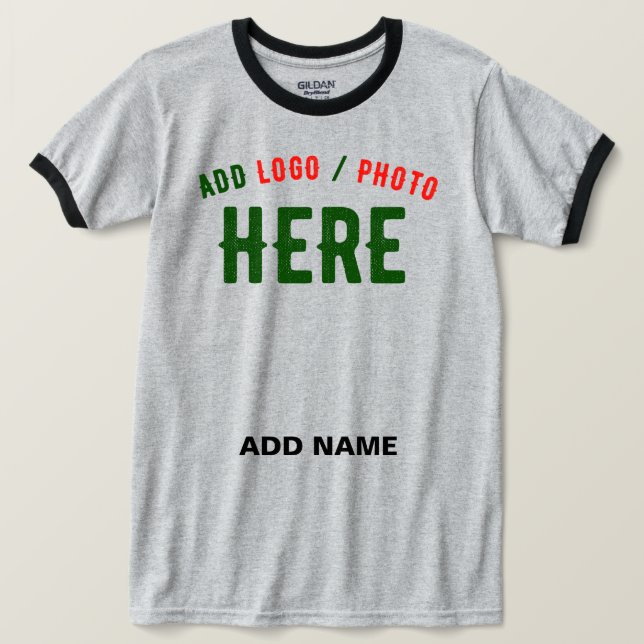 STYLISH MODERN CUSTOMIZABLE ASH VERIFIED BRANDED T-Shirt (Design Front)