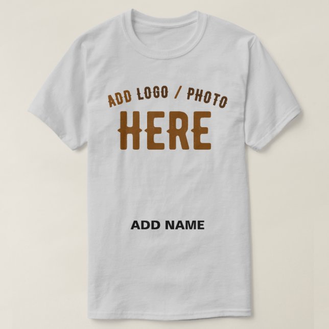 STYLISH MODERN CUSTOMIZABLE ASH VERIFIED BRANDED T-Shirt (Design Front)