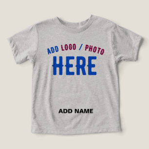STYLISH MODERN CUSTOMIZABLE ASH VERIFIED BRANDED TODDLER T-SHIRT