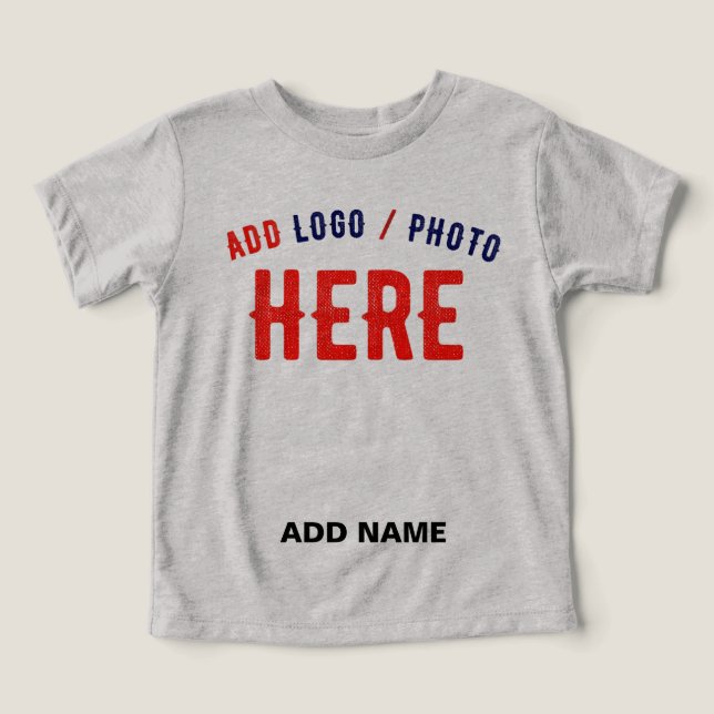 STYLISH MODERN CUSTOMIZABLE ASH VERIFIED BRANDED TODDLER T-SHIRT (Design Front)