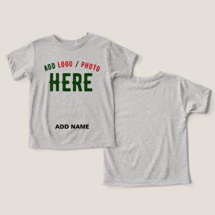 STYLISH MODERN CUSTOMIZABLE ASH VERIFIED BRANDED TODDLER T-SHIRT