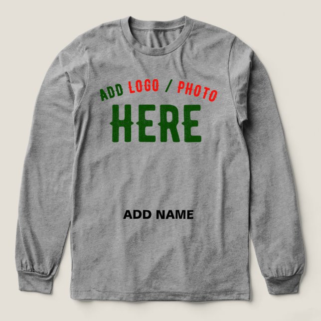 STYLISH MODERN CUSTOMIZABLE ASH VERIFIED BRANDED Tri-Blend SHIRT (Design Front)