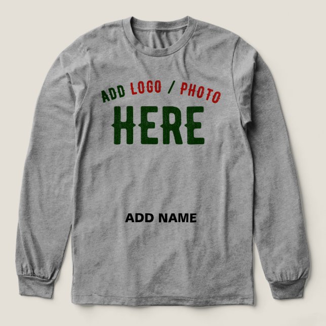 STYLISH MODERN CUSTOMIZABLE ASH VERIFIED BRANDED Tri-Blend SHIRT (Design Front)