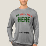 STYLISH MODERN CUSTOMIZABLE ASH VERIFIED BRANDED Tri-Blend SHIRT