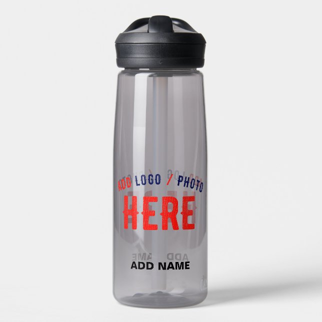 STYLISH MODERN CUSTOMIZABLE ASH VERIFIED BRANDED WATER BOTTLE (Front)