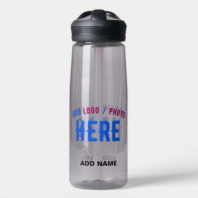 STYLISH MODERN CUSTOMIZABLE ASH VERIFIED BRANDED WATER BOTTLE (Front)