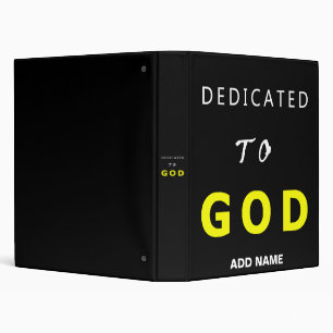 STYLISH MODERN CUSTOMIZABLE BLACK VERIFIED BRANDED 3 RING BINDER