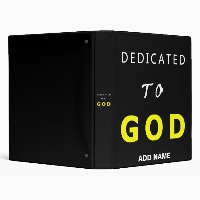 STYLISH MODERN CUSTOMIZABLE BLACK VERIFIED BRANDED 3 RING BINDER (Background)