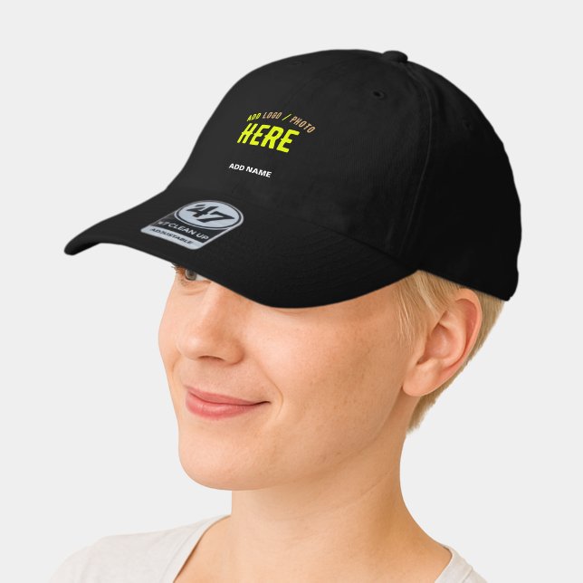 STYLISH MODERN CUSTOMIZABLE BLACK VERIFIED BRANDED 47 BRAND HAT (Female)