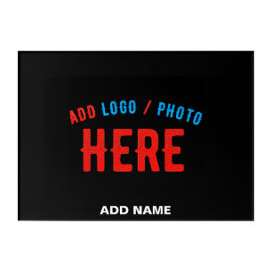 STYLISH MODERN CUSTOMIZABLE BLACK VERIFIED BRANDED ACRYLIC PRINT