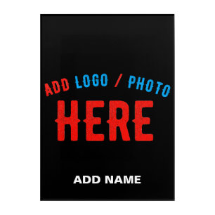 STYLISH MODERN CUSTOMIZABLE BLACK VERIFIED BRANDED ACRYLIC PRINT